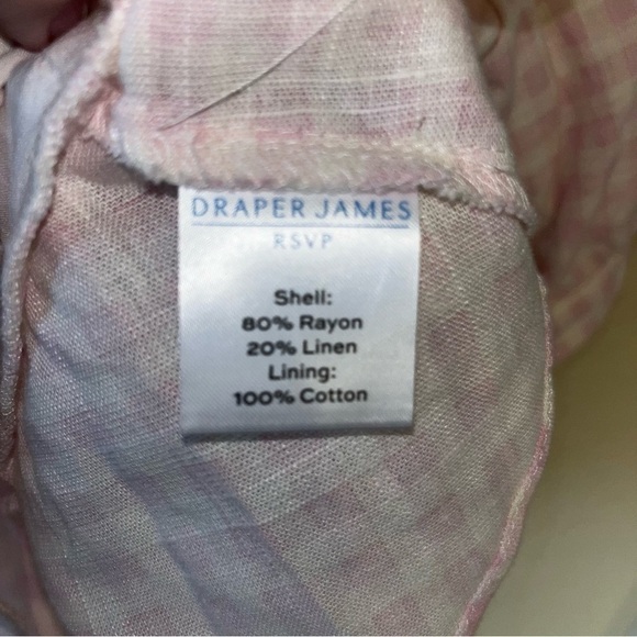 Draper James RSVP Pink Gingham Set Size XS Top and Size 4 Bottoms - Picture 9 of 9